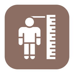 Sticker - Height Check Icon