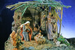 Christmas nativity scene at the Church of Visitation in Ein Karem, Jerusalem, Israel