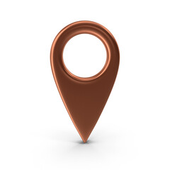Poster - 3D PNG  Golden Map Pointer, Location Map Icon, Gold Texture, Golden location pin or navigation, Web location point, pointer, Gold Pointer Icon, Location symbol. GPS, travel, navigation, place position