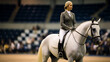 A horse and rider in a showmanship class