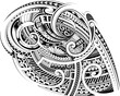 Polynesian style design. Good for tattoo and print stickers