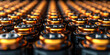 © Bartek - Endless array of batteries showcasing power supply and energy storage, a vast collection of cylindrical cells reflecting the concept of electrical charge