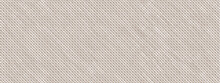 Unequal Diagonal Seamless Pattern Of Cotton Cloth For A Cross-stitch Embroidery. Texture Of Interlocking Square Canvas. Unfinished Linen Cloth For Crafts. Worn Textile Rag