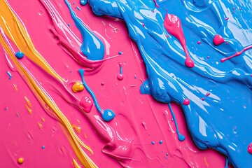 Canvas Print - paint splashes