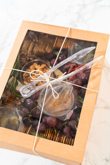 Wall Mural - Charcuterie Box-A Delicious Assortment in Gifting Box