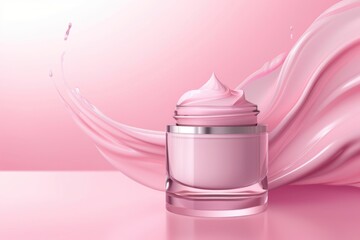 Poster - Cosmetics Product Abstract Background