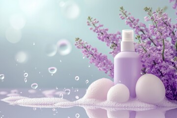 Poster - Cosmetics Product Abstract Background