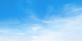 Fototapeta  - blue sky with white cloud background