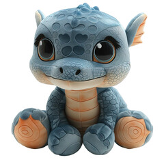 Poster - Blue Dragon Plush Doll