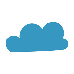 blue cloud cartoon