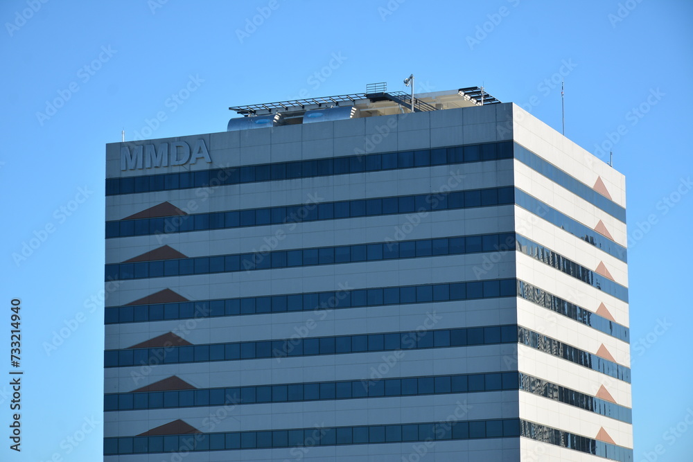 Metro Manila Development Authority building facade on February 4, 2024 ...