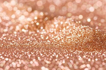 Aufkleber - A detailed view of a shiny gold glitter background, capturing the sparkling effect and texture.