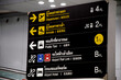 © tanit - Navigation signs that can be seen along Public places such as airport, train station