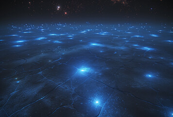 an image of a spacey background with a background of stars with lights.