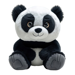 Wall Mural - Panda Plush Toy Doll Isolated
