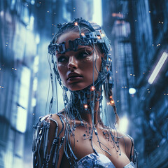 Art-Cyberpunk: Cyberpunk, where high technology is intertwined with art, creating art installations and works that go beyond the traditional definition of beauty. Job 