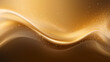 Award ceremony background, abstract shiny luxury golden light wave design element