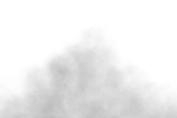 Wall Mural - white smoke isolated in png. white fog isolated in png
