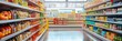 © Wolfilser - A grocery store with lots of goods on the shelves