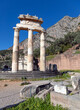 Tholos of Athena Pronaia in ancient Delphi, Greece