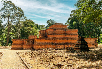 Wall Mural - Temple of Muara Jambi. Sumatra, Indonesia