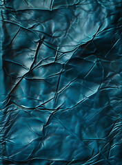 Wall Mural - blue leather cover with a smooth texture in