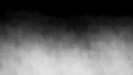 Wall Mural - rising smoke steam overlay. realistic moving smoke effect on transparent background. fog element for