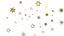 Enchanted Galaxy: Experience The Splendor Of A 3D Gold Stars Shower
