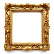 © Oksana - Gold antique vintage frame isolated on white background