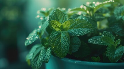 Aufkleber - A close-up view of a plant in a pot. This image can be used to showcase indoor plants, gardening, or as a decorative element in home decor