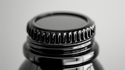 Aufkleber - A detailed view of a wine bottle. Perfect for wine enthusiasts and wine-related projects