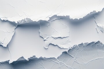 Poster - A detailed close-up of a piece of white paint. Perfect for architectural projects or DIY tutorials