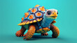 3d rendered photo of turtle made with generative AI