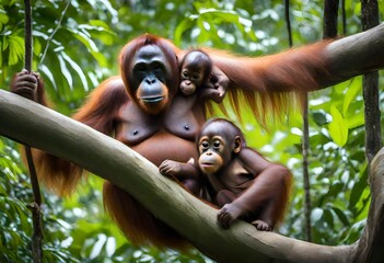 Borneo with baby