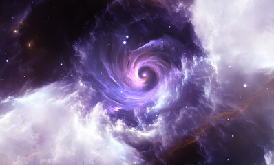 Wall Mural - black hole in the nebula