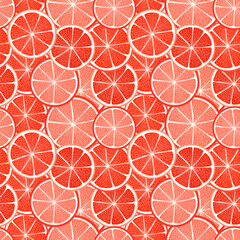 Poster - Citrus seamless vector pattern. Vector background