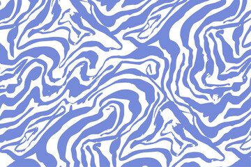 Wall Mural - Modern minimalist abstract doodle brush stroke painting seamless pattern. Stylish wavy marble background prints. Paint line background vector illustration. Hipster seamless pattern