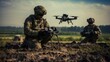 © klepach - drone operator soldier on a war or counterterroristic operation
