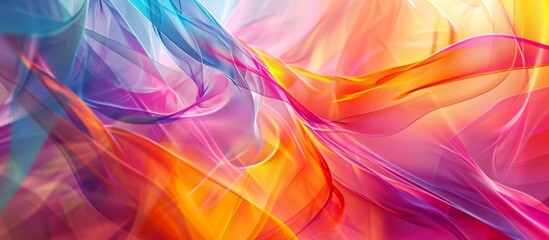 Poster - vibrant multicolored paper background energizes this with its multicolored paper background filled c