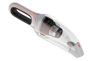 Poster - Handheld Vacuum Cleaner, Cordless Vacuum Cleaner. 3D rendering isolated on transparent background