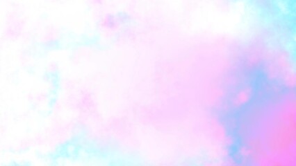 Leinwandbilder - Magic Unicorn sky looping footage 4k. Cloudy nebula background.