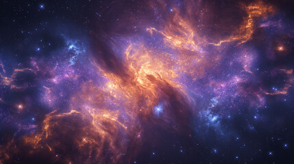 Wall Mural - radiant star cluster formation