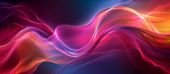 Leinwandbilder - Smooth Abstract Background: Colorful and Artistic Creation with a Smooth, Abstract, Colorful Background