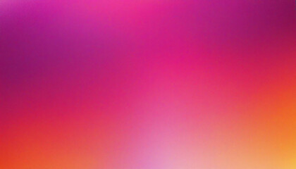 Wall Mural - Red pink magenta orange purple vibrant grainy gradient background, abstract blurred color flow poster design