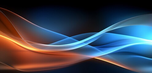 Wall Mural - colorful gradient wave background