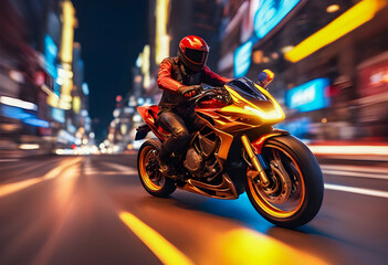 a racing urban ride city driver leather jacket cycle biker motorcycle bike rider motorbike speed night helmet clothing style motorsport motor sport drive freedom vehicle street person outdoor gear