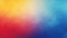 Abstract Blue Orange Red Background With Free Space 