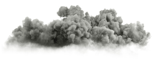 Aufkleber - Rainy weather cloudscape clipart on transparent backgrounds 3d render png file