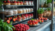 Patisserie Glass-Front Refrigerator: Dessert Showcase