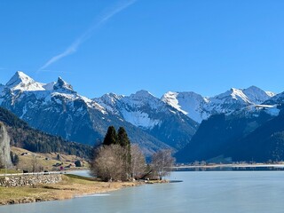 Wall Mural - lake in the mountains